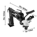 Amocart Micro Inlaid Mirror Multi-directional Micro-setting Microscope Jewelry Tools 0.7X-4.5X Super Clear Microscope Magnifier