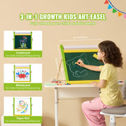 Load image into Gallery viewer, Amocart Children Magnetic Drawing Board 3-in-1 Double-Sided Wooden Kids Art Easel with Painting Accessories for Boys Girls Toys

