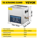 SucceBuy 10L 30L Ultrasonic Cleaner 28/40khz Dual Frequency Digital Portable Washing Machine Ultrasound Cleaner Home Appliance
