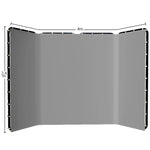 SH 240x400cm Background Stand Frame With Photography Green Screen Backdrops Photography Background For Living Video Recording
