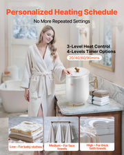 Charger l'image dans la visionneuse de galerie, Amocart Towel Warmer Bucket 20L Heated Towel Warmer w/ LED Light Auto Shut off &amp; Temperature Setting Large Blanket Warmers SPA
