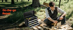 Amocart 20.5in Metal Tool Box Portable 4-Drawers Tool Chest with Drawers Locking Multi-Function Tool Organizer for Workshop