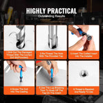 Amocart Helicoil Thread Repair Kit SAE Metric Rethreading Tool Kit HSS Drill Bits Thread Inserts Breakoff Installation Tools