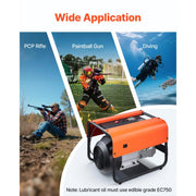 Charger l'image dans la visionneuse de galerie, Amocart PCP Air Compressor 4500PSI/30Mpa Diving Scuba Tank Double-Cylinder Auto Stop with External Water &amp; Fan Cooling System
