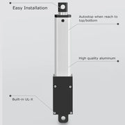 Load image into Gallery viewer, DC 12V Small Linear Actuator Stroke 30mm Max Force 33Lbs Electric Motor For Cabinets Window Opener Robitcs With Free Bracket
