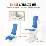 Amocart Electric Chair Lift Devices To Lift Elderly Off Floor Height Adjustable Support Up To 310 LBS for Seniors Patient