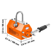 Load image into Gallery viewer, Amocart 100KG-2000KG Permanent Magnetic Lifter Pulling Capacity 2.5 Safety Factor Neodymium &amp; Steel Lifting Magnet Lift Magnets
