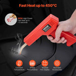 Amocart Plastic Welder 100W Plastic Welding Gun with 800PCS Hot Staples Professional Welding Gun Plastic Car Bumper Repair Kit