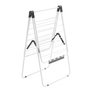 Bild in Galerie-Viewer laden, Amocart Clothes Drying Rack Foldable Laundry Dryer Rack with Sock Clips Metal Height Adjustable Drying Racks for Outdoor&amp;Indoor
