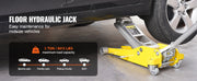 Bild in Galerie-Viewer laden, Amocart 3T/2T Floor Jack Aluminum Hydraulic Racing Jack Hydraulic Car Jack with Dual Piston Quick Lift Pump for Auto Repaire
