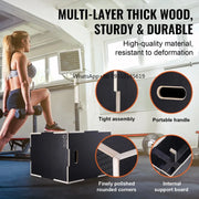 Load image into Gallery viewer, 【From China】Amocart 3 In 1 Plyometric Jump Box Wooden Plyo Box Black For Home Gym Training Conditioning Strength Training
