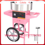 Charger l'image dans la visionneuse de galerie, Amocart Electric Cotton Candy Machine with Cart 1000W Commercial Floss Maker with Stainless Steel Bowl Sugar Scoop

