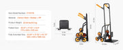 Charger l'image dans la visionneuse de galerie, Amocart 440/770 lbs Folding Hand Truck Dolly with 6 Wheels &amp; 2 Elastic Ropes Stair Climbing Cart for Shopping Moving Warehouse
