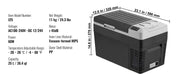Charger l'image dans la visionneuse de galerie, Amocart 20L 22L 35L 45L 55L Car Refrigerator Mini Fridge Freezer Portable Compressor Cooler DC 110-240V Ice Box for Camping
