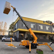 Load image into Gallery viewer, Customized Crawler Telescopic Boom Spider Crane with Hydraulic Remote Control，with Long Arm Fly Jib
