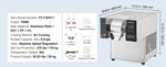 Succebuy Commercial Snowflake Ice Machine Stainless Steel Air Cooling System&Rapid Heat Dissipation for Bakery Cafe