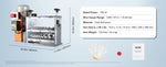 Amocart Electric Wire Stripping Machine Cable Stripper Peeler 750W 1.5-32mm 10 Channels Acrylic+Aluminum Scrap Copper Recycling