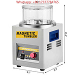 Amocart KT-185 Magnetic Tumbler Jewelry Polisher Mini Metal Finisher Finishing Machine 110V/220V Gold Precision Parts Polisher