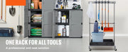 Charger l'image dans la visionneuse de galerie, Amocart Garden Tool Organizer Yard Tool Tower Rack 10 Slots with Hook &amp; Wheels Broom Storage for Garage Outdoor Organization
