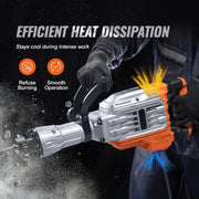 Charger l'image dans la visionneuse de galerie, Amocart Demolition Jack Hammer 1500W/2200W/3500W Jack Hammer Concrete Breaker Heavy Duty Electric Jack Hammer 2/4pcs Chisel
