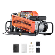 Load image into Gallery viewer, Amocart PCP Air Compressor 4500PSI/30Mpa Diving Scuba 60 L/min Four-Cylinder Auto Stop PCP Rifle Pump with Fan Cooling System
