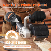 Bild in Galerie-Viewer laden, Amocart Burnishing Polishing Machine Variable Speed Surface Conditioning Tool Electric Metal Burnishing Machine for Wood Steel
