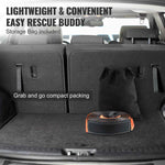 Amocart Off-Road Winch Recovery Kit W/30000 lbs Polyester Tow Strap 44,092 lbs D-Ring Shackles Storage Bag for ATV Jeep