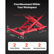 Charger l'image dans la visionneuse de galerie, Amocart Motorcycle Lift Table 1000/1500lbs Pneumatic/Hydraulic Motorcycle Jack,Heavy Duty Bike Repair Stand for ATVs, Dirt Bike

