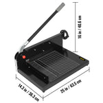 Amocart A4 12" Manual Paper Cutter Heavy Duty Guillotine Trimmer 300 Sheets Die Cutters for Home Office Laboratory Commercial