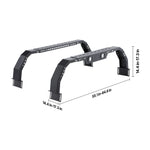 SucceBuy Overland Truck Bed Rack 49.2-67.9 in Width  Rack w/ Sidebar 900 lbs Static Capacity Duty Steel  w/Tacoma/Gladiator JT