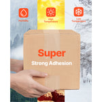 Amocart 6/24 Rolls 7.6CM 70M High Viscosity Clear Adhesive Tape Transparent Packaging Tape for Office Wrapping Express Packing