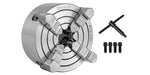 Amocart K72-125 Lathe Chuck 5 Inch 4-Jaw Independent Reversible Jaw Metal Lathe Chuck Turning Machine Accessories, Lathes Use