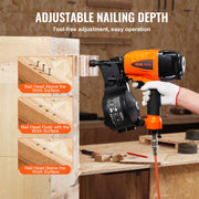 Bild in Galerie-Viewer laden, Amocart Coil Siding Nailer CN65 CN55 CN70 CN83 CN90 Pneumatic Siding Nail Gun Pallet Making Coil Nailer 70-120PSI Air Nailer
