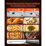 SucceBuy Commercial Electric Drawer Warmer Single-Drawer Stainless Steel Built-in Installation Drawer Cabinet for Restaurant