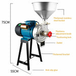 Commercial Grain Grinding Machine Stainless Steel Head Soymilk Miller Rice Milk Machine Tofu Grinder Machine Household 2200W Hot