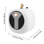 Charger l'image dans la visionneuse de galerie, Amocart Electric Mini-Tank Water Heater 1440W Hot Water Boiler Storage for Kichen Bathroom Restaurant Shelf Wall Floor Mounted
