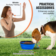 Charger l'image dans la visionneuse de galerie, Amocart Dog Agility Training Equipment 4 PCS Set with Adjustable High Hurdles 6 Weave PolesJump Ring Square Pause Box Whistle
