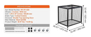 Charger l'image dans la visionneuse de galerie, SucceBuy Rolling Sports Ball Storage Cart Sport Equipment for Indoor Outdoor Steel Storage Rack for Garages Gym and Schools
