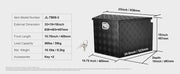 Charger l'image dans la visionneuse de galerie, Amocart Trailer Tongue Box Aluminum Alloy Tongue Box Tool Chest Heavy Duty Trailer Box Utility Trailer Tongue Box for Pickup

