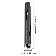 Charger l'image dans la visionneuse de galerie, Amocart Core Drill Bit Internal Thread Diamond Dry Coring Bit w 3 Adapters Pilot Drill and Hex Wrench for Concrete Red Bricks
