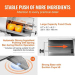 【Premium】Amocart Electric Veget le Slicer 0-12mm Thickness Adjust le Commercial Slicer  hine Convertible to Manual Food Cutter