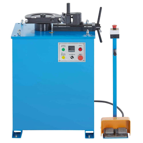 SucceBuy Electric Tube Bending Machine 1.5 KW Electric Tube Bender for 5/8 to 1-1/2in Pipes with 5 Set Dies, Manual & Auto Modes