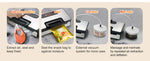 Amocart 90Kpa 130W Vacuum Sealer Food Packaging Machine with Free 10pcs Vacuum bags for Household Kitchen Vacuum Food Sealing