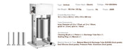Bild in Galerie-Viewer laden, Amocart 10L/15L Electric Sausage Stuffer Stainless Steel Making Sausage Machine Commercial Grade with 4 Filling Funnel for Home
