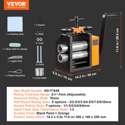 Load image into Gallery viewer, Amocart 45/57/75/76 mm Jewelry Rolling Mill Machine 3in1 Multi-function Rolling Mill for Metal Jewelry Making Sheet Square Wire
