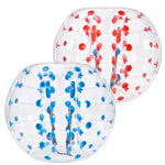 Amocart 2-Pack 5FT/1.5M Inflatable Bumper Balls 0.8mm Thick Bubble Soccer Balls Inflatable Zorb Balls for Adults or Children
