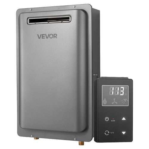 SucceBuy Gas Tankless Water Heater 5.3/ 8Gal Outdoor 191000 BTU Instant Hot Water Heater Smart Temperature Control Protections