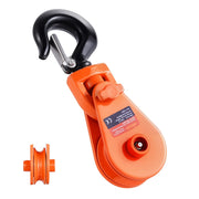 Load image into Gallery viewer, SucceBuy Snatch Block Pulley 2T with Swivel Hook Lifting Offroad Recovery for Towing Operation on Truck Rollback Wrecker Car
