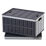 Amocart 2/3Packs 65L Plastic Collapsible Storage Bins Stackable Folding Crates Containers Space-Saving Basket for Home Organize