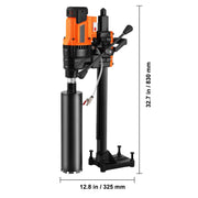 Load image into Gallery viewer, SucceBuy 3000W/3200W Core Drill Machine Drilling Diameter Diamond Stand Core Drill Rig Rugged Concrete Core Drill Wet Dry Use
